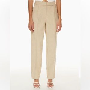 Aritzia Wilfred Ibiza Pant in Heather Oat Beige